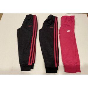Bundle Of Athletic Fleece Lined Sweatpants Nike Adidas 4/XS